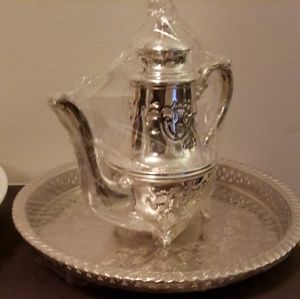 Authentic Moroccan Teapot & Serving Tray